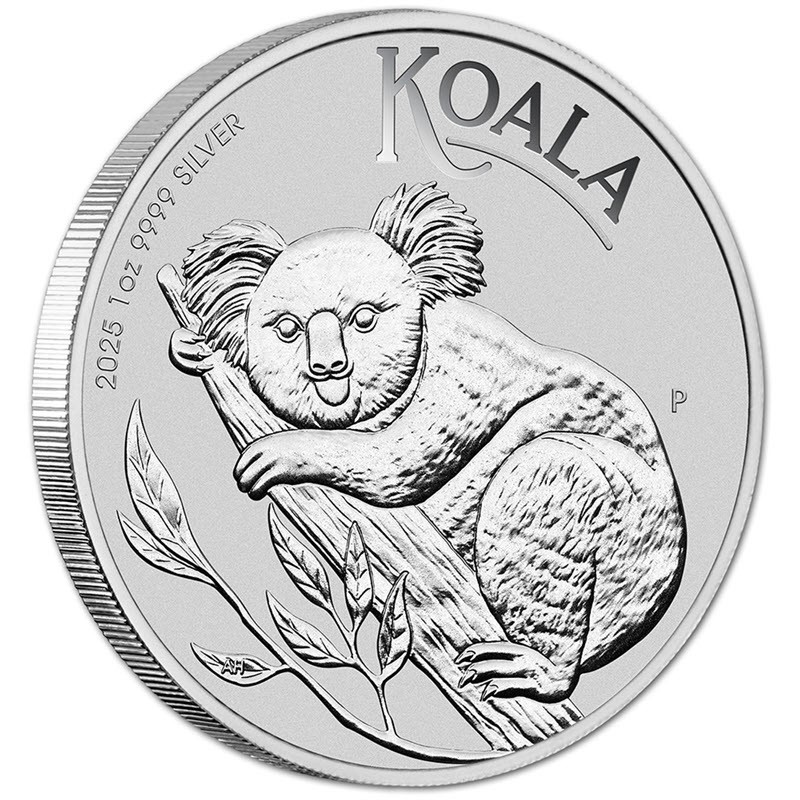 Серебряная монета Австралии 