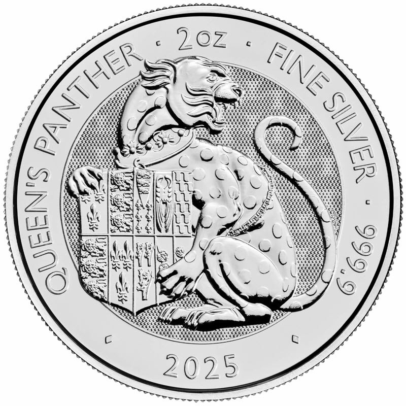 Серебряная монета Великобритании 