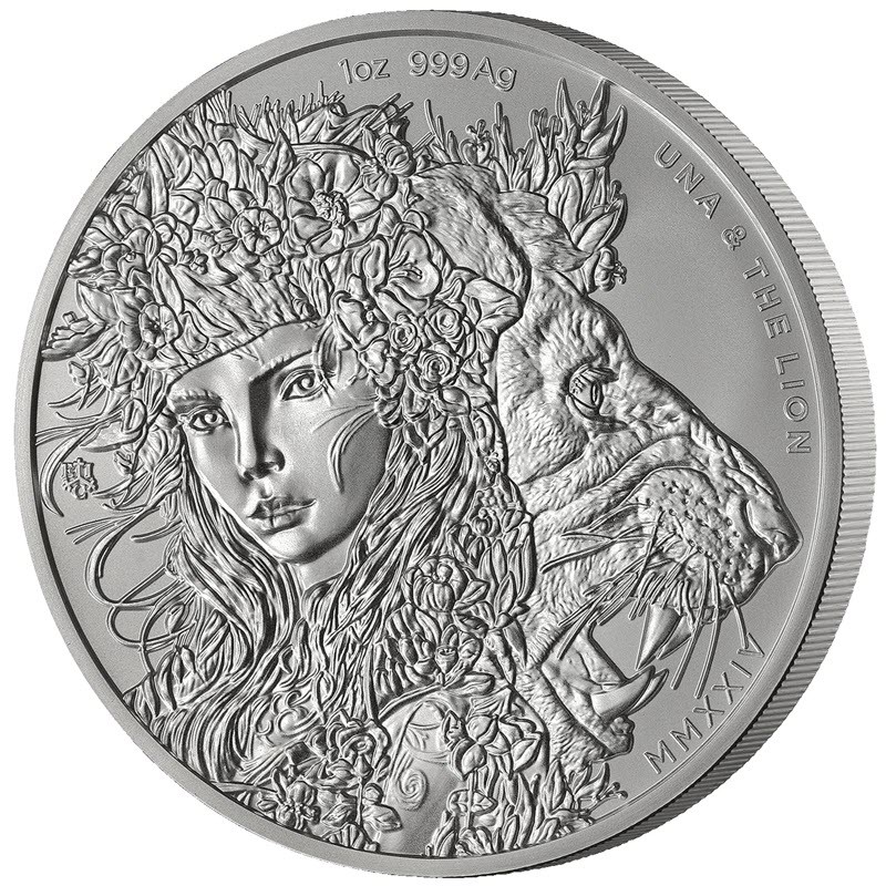 Серебряная монета Острова Святой Елены 