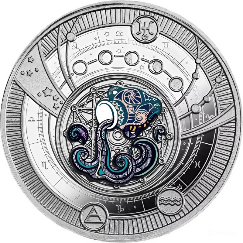 Серебряная монета Камеруна 