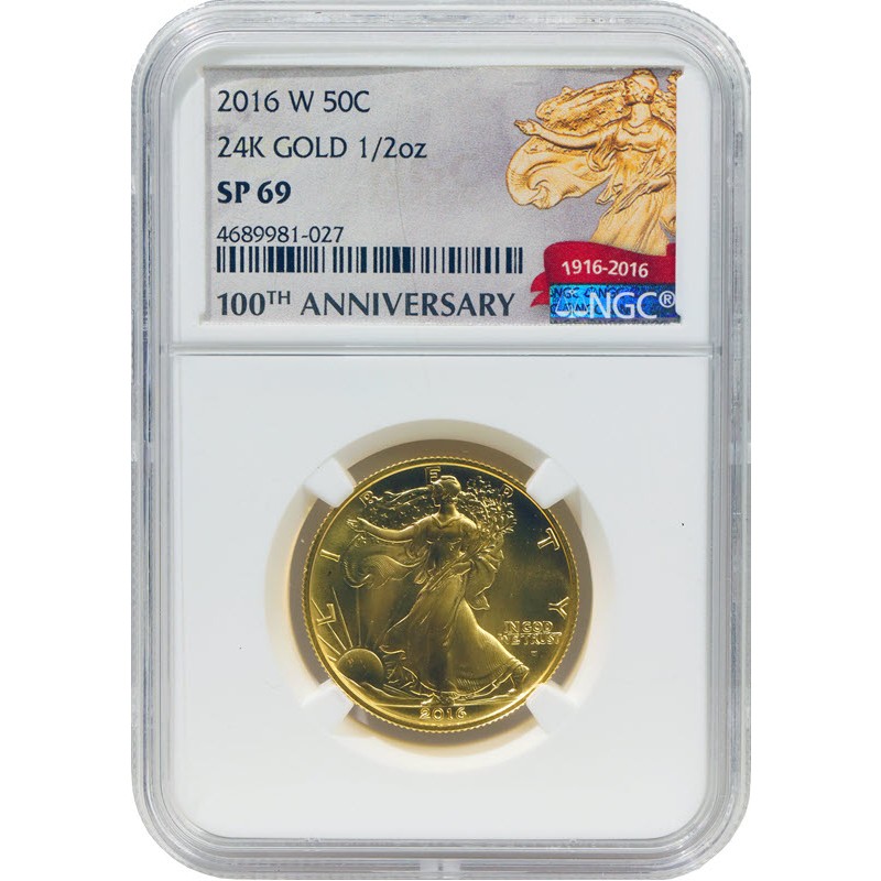 Золотая монета США 