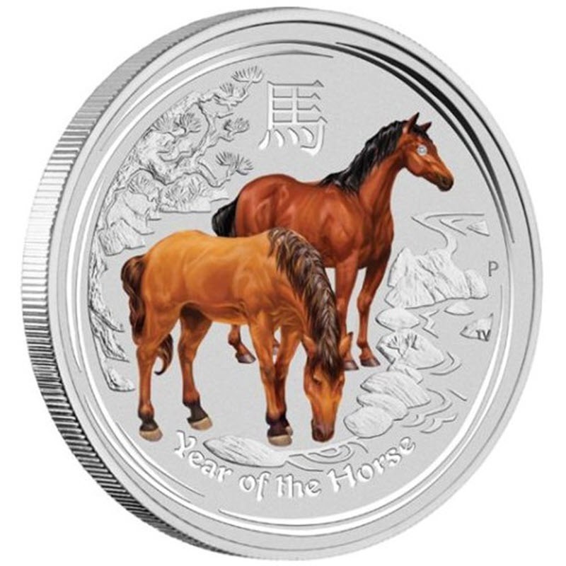 Серебряная монета Австралии 