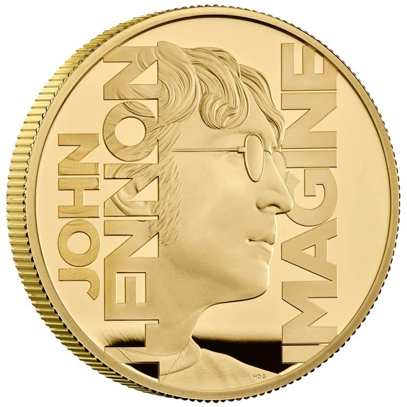 Золотая монета Великобритании 