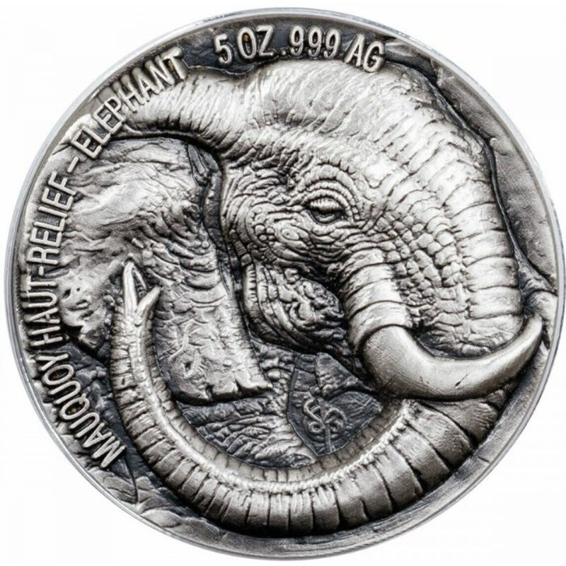 Серебряная монета Кот-д´Ивуара 