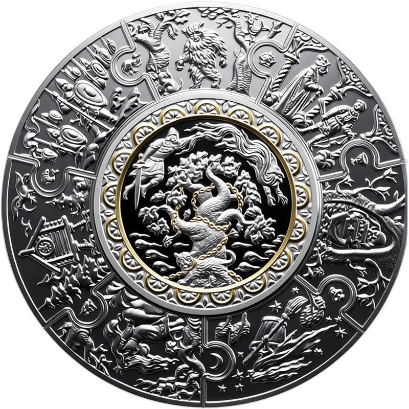 Серебряная монета Либерии 