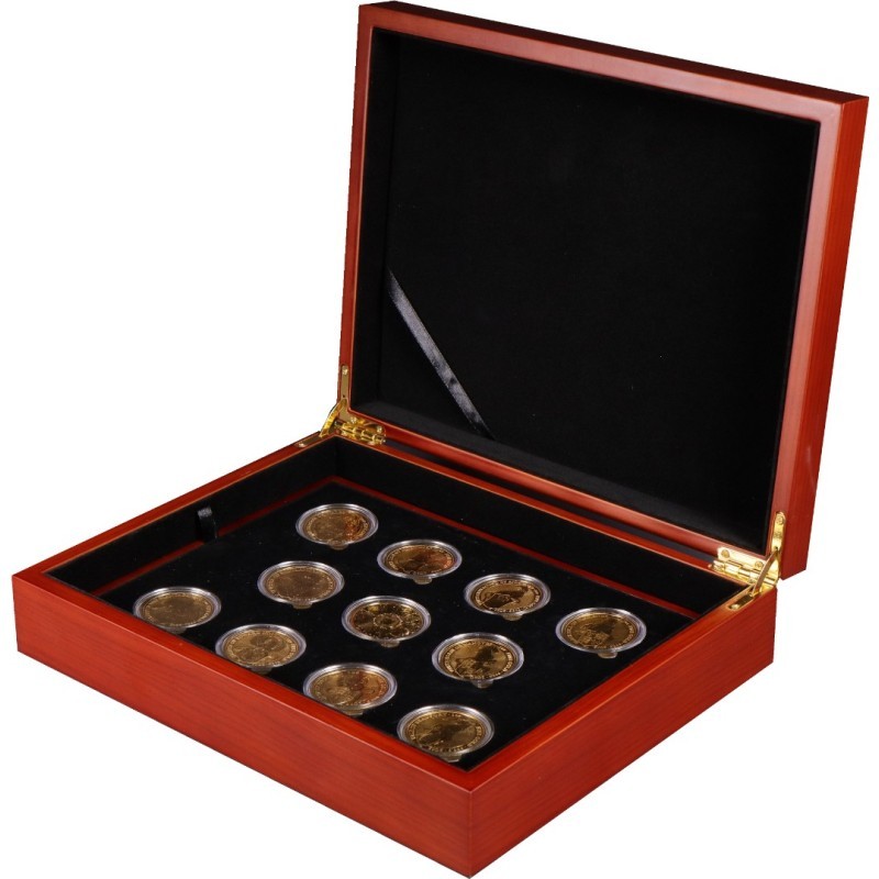 Набор из 11 золотых монет Великобритании 