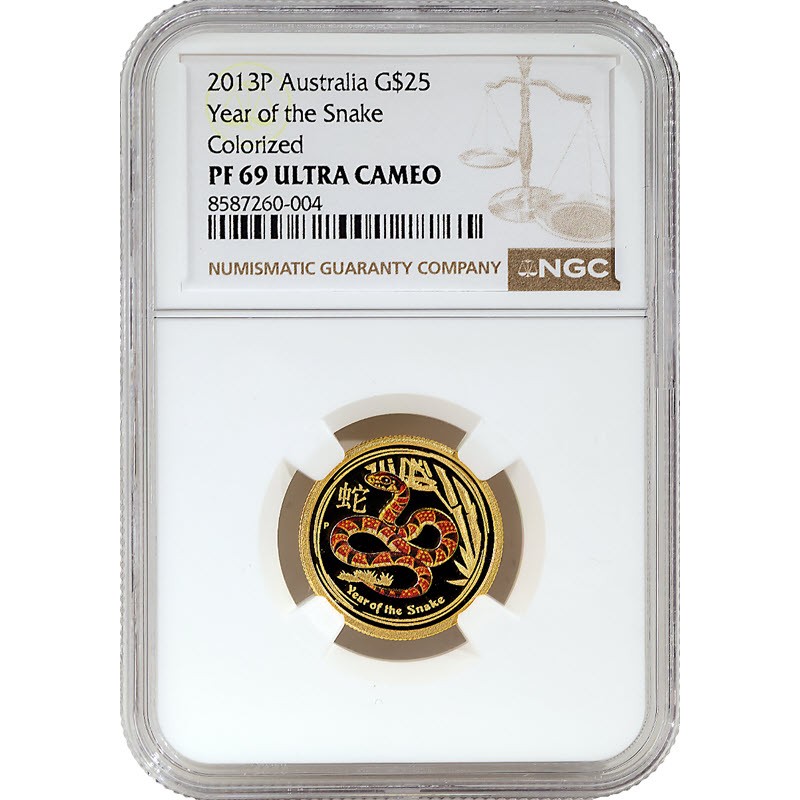 Золотая монета Австралии 