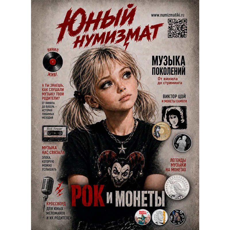 Периодическое издание «Юный нумизмат. Музыка».