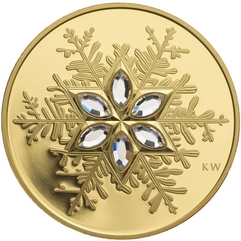 Золотая монета Канады 